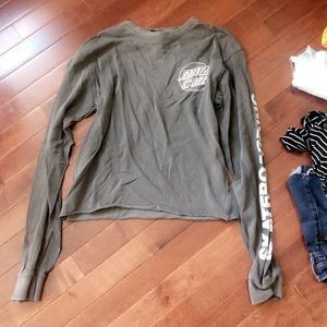 PacSun Gray Long Sleeve Top